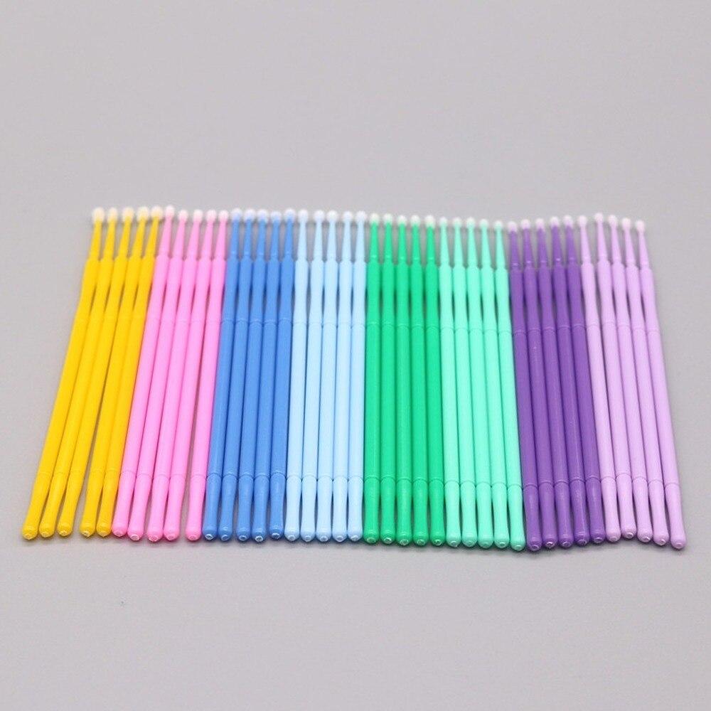100pcs/lot Micro Brushes Make  - Eyelash Extension Uv Glue recension och pris