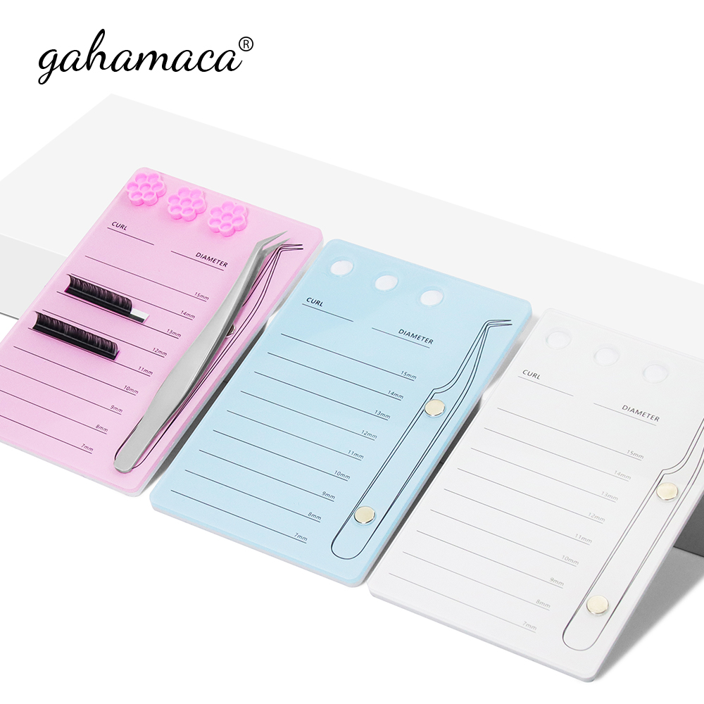 GAHAMACA Acrylic Lashes Holder - Eyelash Extension Double Lash recension och pris