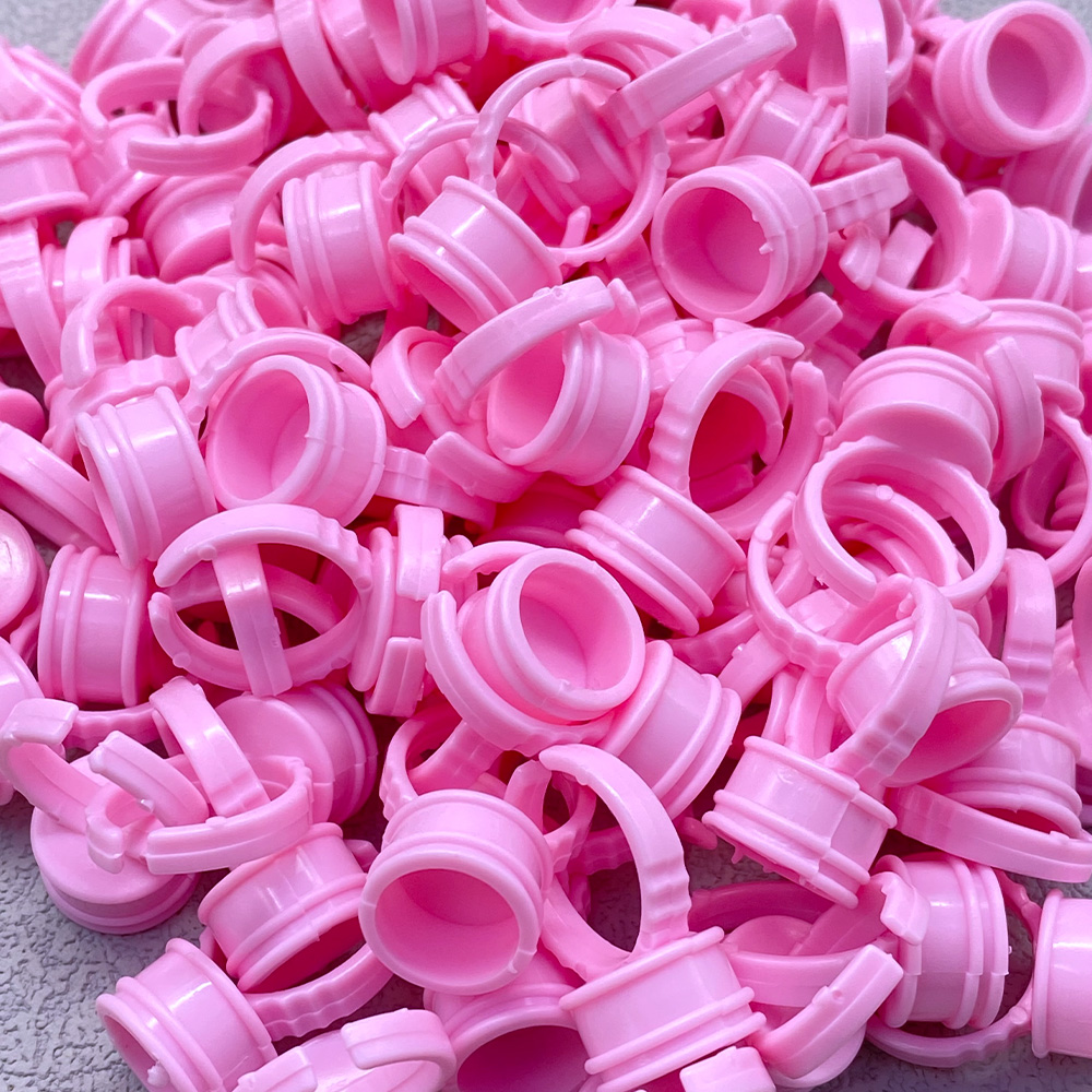 100Pcs Glue Rings For Lashes G - Eyelash Extension Double Lash recension och pris