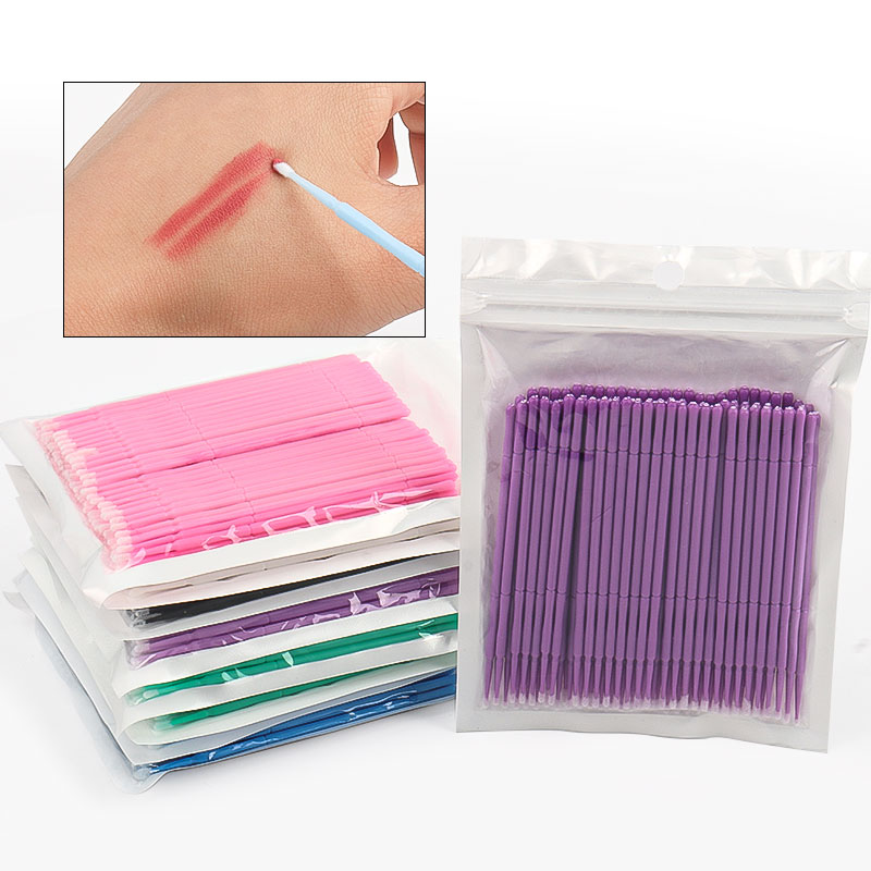 100PCS/Bag Bamboo Eyelash Exte - Eyelash Extension Double Lash recension och pris