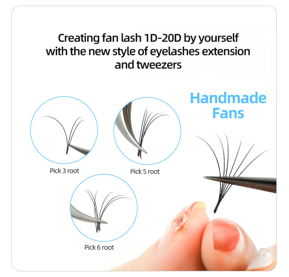 AGUUD Russian Volume J B C CC  - Eyelash Extension Korea Natural recension och pris