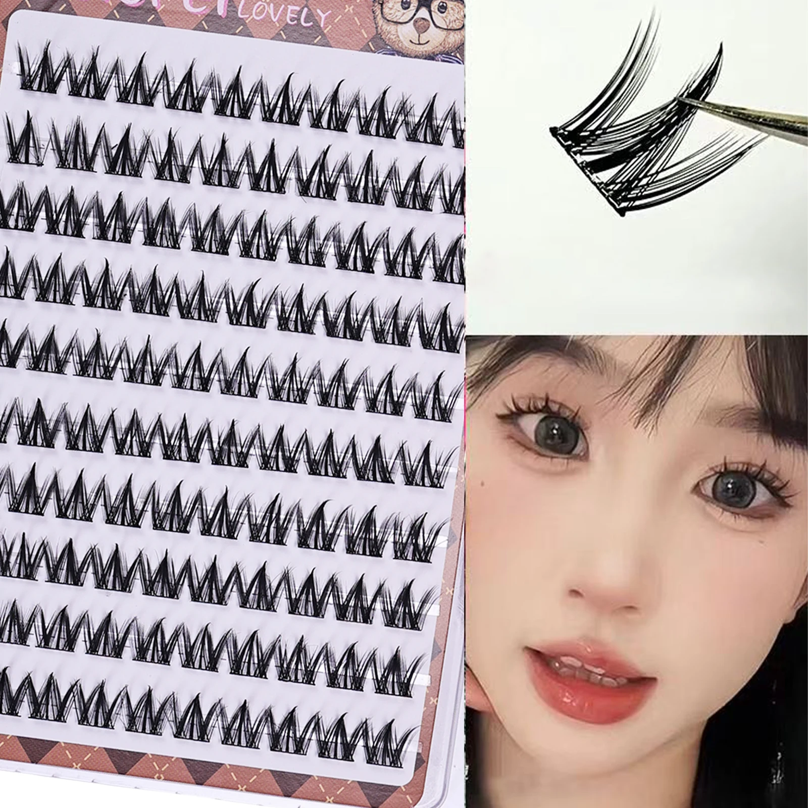 Glue-free Thick Natural Curlin - Eyelash Extension Uv Glue recension och pris