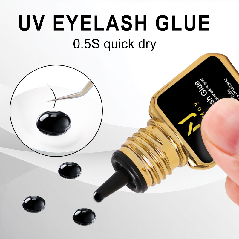 JOMAY Black UV Lash Glue 0.5S  - Eyelash Extension Uv Glue recension och pris