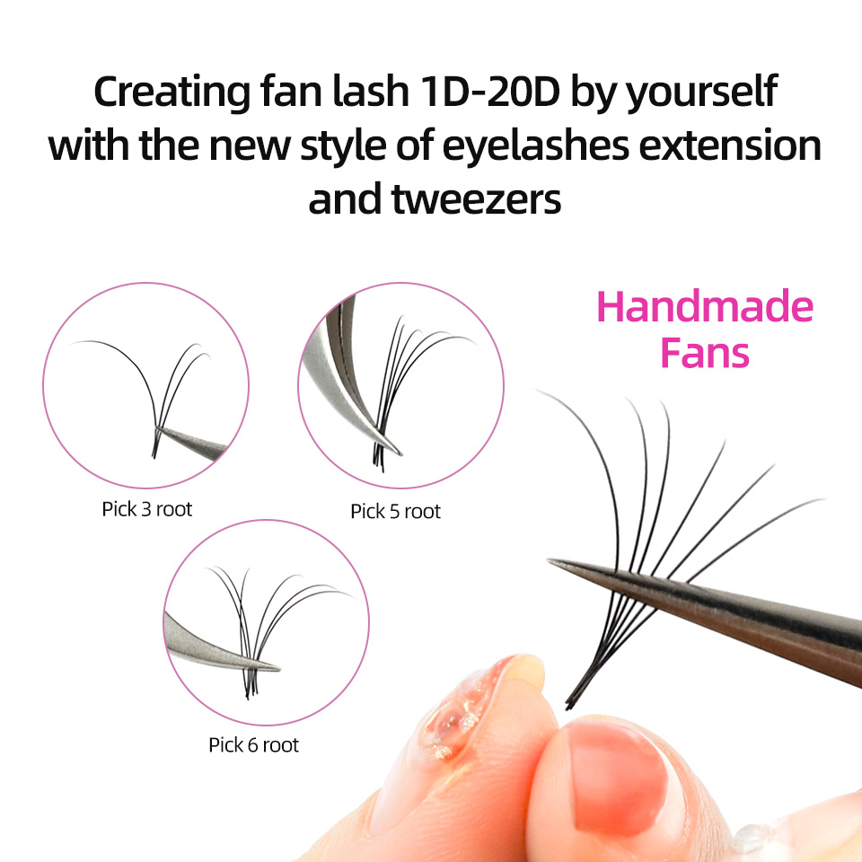 RUJADE 10 Trays/lot Wholesale  - Eyelash Extension Korea Natural recension och pris