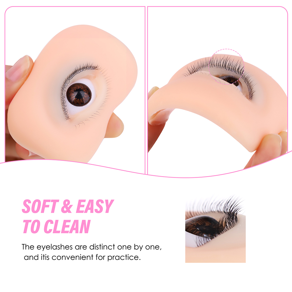 3 Layers Lashes Eyes Model Eye - Eyelash Extension Doll Eye recension och pris