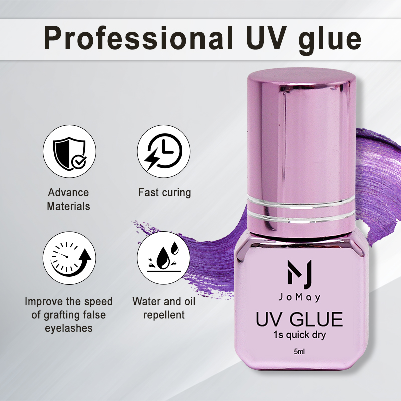JOMAY 3 Bottles Fast Drying UV - Eyelash Extension Uv Glue recension och pris