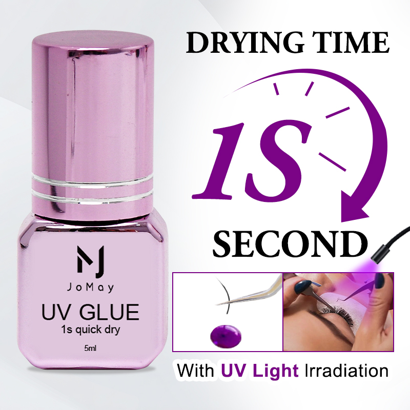 JOMAY 3 Bottles Fast Drying UV - Eyelash Extension Uv Glue recension och pris